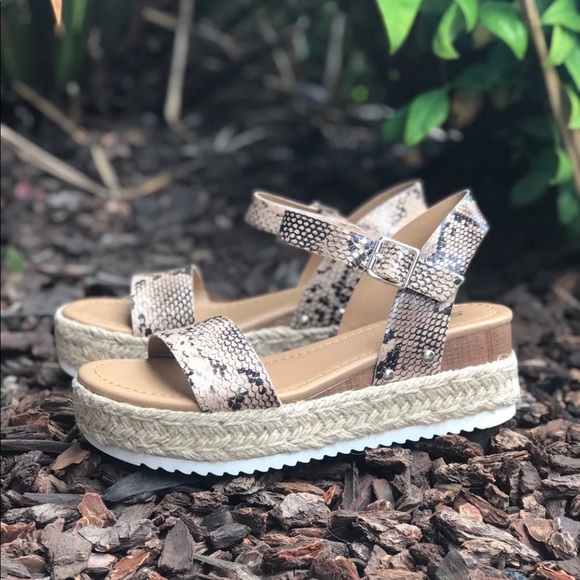 Double strap espadrille sandal Snake - Picture 2 of 7